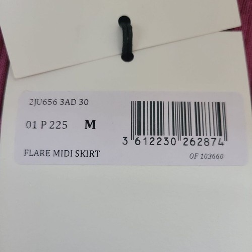 NWT Kenzo Skirt M Knit Micro Pleated Midi Pink High Rise Barbiecore Stretchy - Bild 4 von 5
