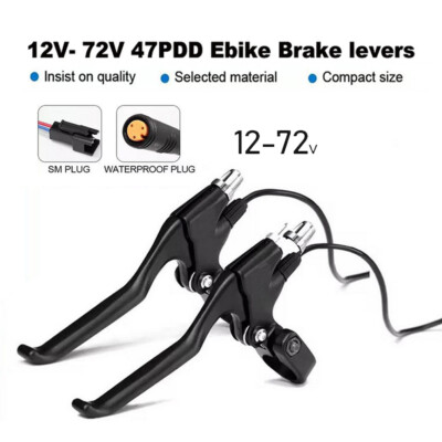 E-Bike Bremshebel 47PDD Bremsgriffe 2PIN SM Stecker / 3pin Wasserdichter Stecker