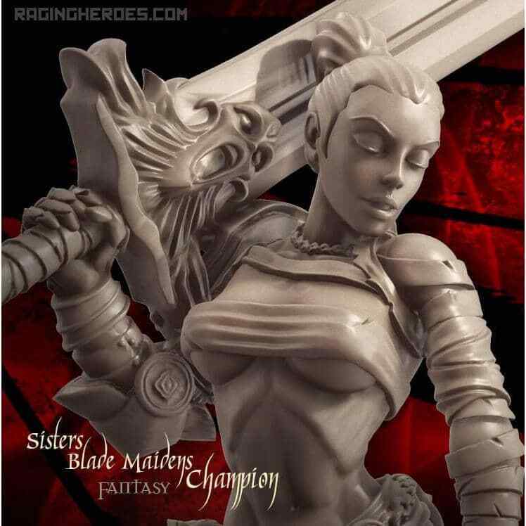 Blade Maidens-COMMAND-Raging Heroes-Sisters of Battle Squad Sororitas  Canoness