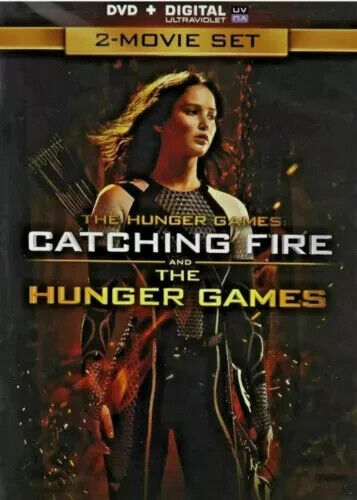 THE HUNGER GAMES CATCHING FIRE/THE HUNGER GAMES (DVD) VG Disc+Cover Art-NO CASE - Picture 1 of 1
