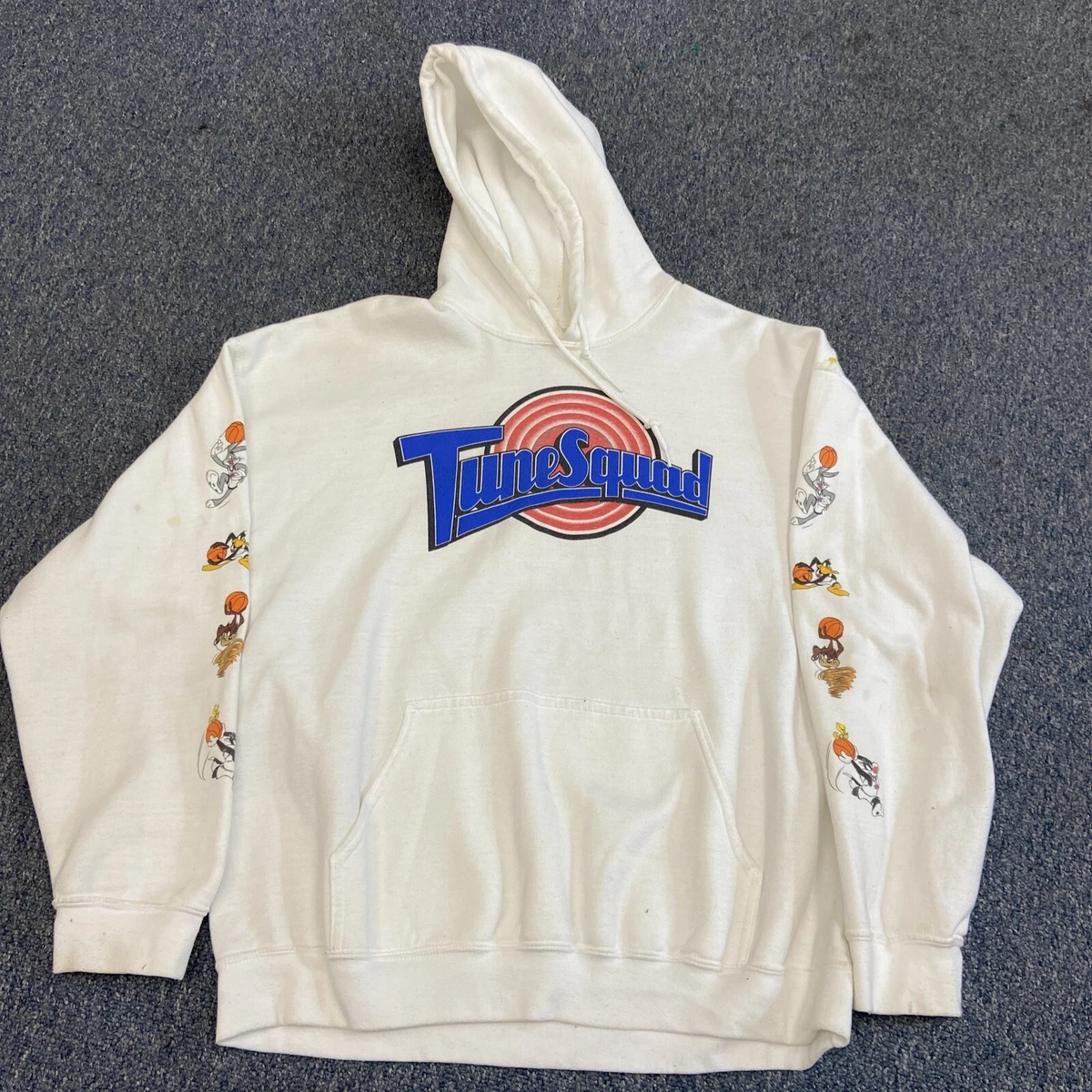  Space Jam Tune Squad Vintage Pullover Hoodie : Clothing, Shoes  & Jewelry