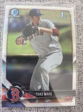 THAD WARD 2018 Bowman Draft Chrome REFRACTOR 1st Prospect RC BDC-90