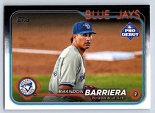 BRANDON BARRIERA  BLUE JAYS   2024 TOPPS PRO DEBUT #PD-68
