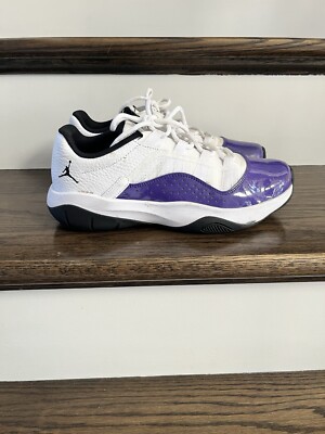 purple jordan 11 low