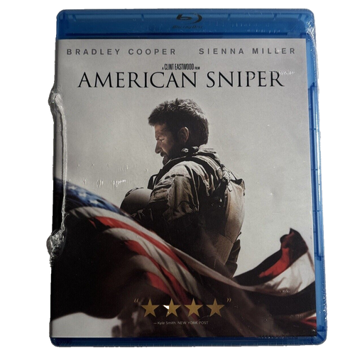 American Sniper Blu-ray Blu ray NEW SEALED Bradley Cooper Free Shipping