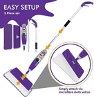 700ML Spray Mop With 2 Mop Pads Includes Large For Cleaning Floor Lightweight