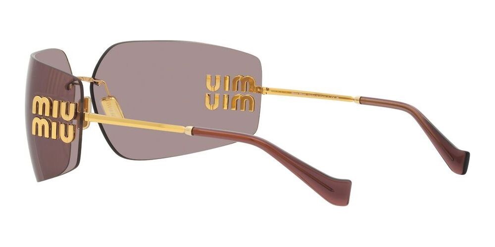 Miu Miu Sunglasses MU 54YS Gold Light Purple Brown 5AK0/6I  display picture 1