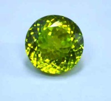 Natural Zircon Green Color Huge 52 Ct Round Cut EGL Certified Loose SG Gemstone