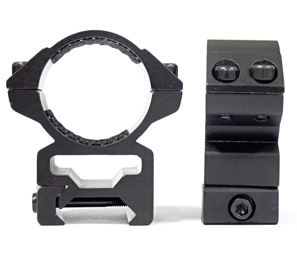Anéis de mira Hawke Optics 30mm 2 peças trilho de tecelão de montagem alta preto 22117 - Imagem 3 de 3