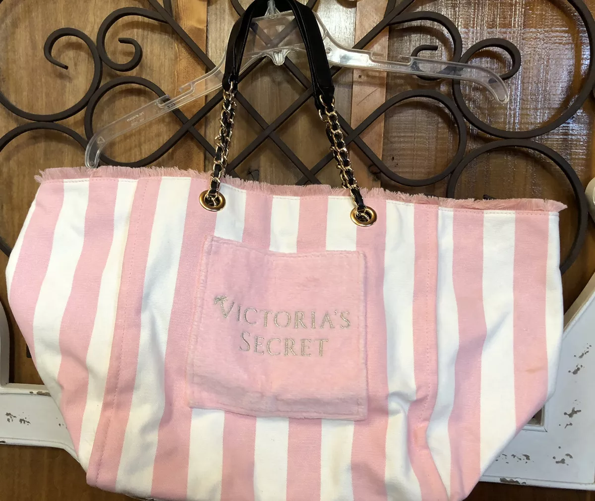 Victorias Secret Pink Mini Dog & Packable Dot Convertible Tote Bag