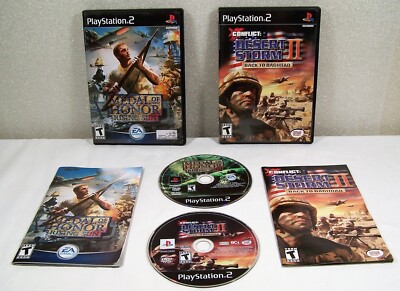 jeu CONFLICT DESERT STORM pour playstation 2 PS2 francais game guerre COMPLET