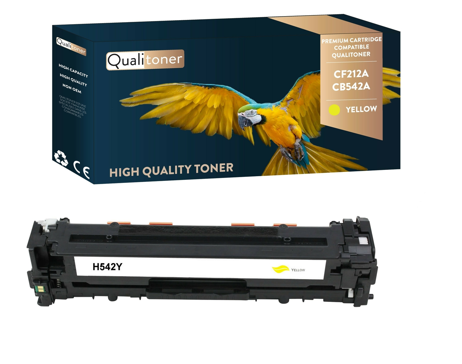 Toner jaune CF212A EP731Y Qualitoner haute précision pour des graphiques nets