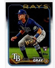 Tristan Gray Miami Marlins 2024 Topps Rookie Card