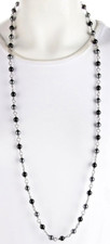  1,400-RARE, DAVID YURMAN BIJOUX ONYX AND HEMATINE BEAD CHAIN NECKLACE