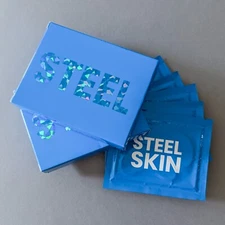 2x Steel Skin Power Retinol Renewal Eye Masks - Total of 10 Pairs - Exp01/27