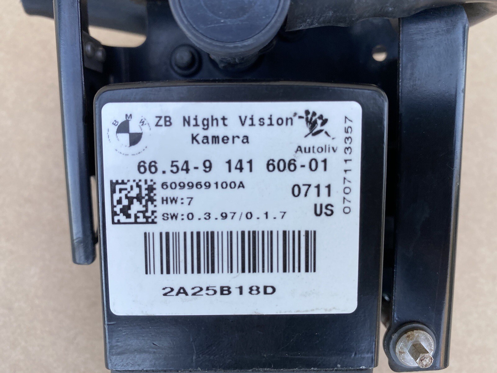 0812 BMW 5 6 7 Series Night Vision Camera Projector 66549141606 eBay