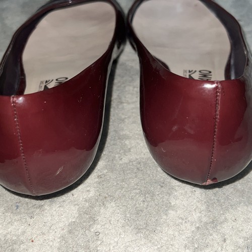 Salvatore Ferragamo Women's Shoes plum burgundy low wedge sz 10 - Picture 8 of 11