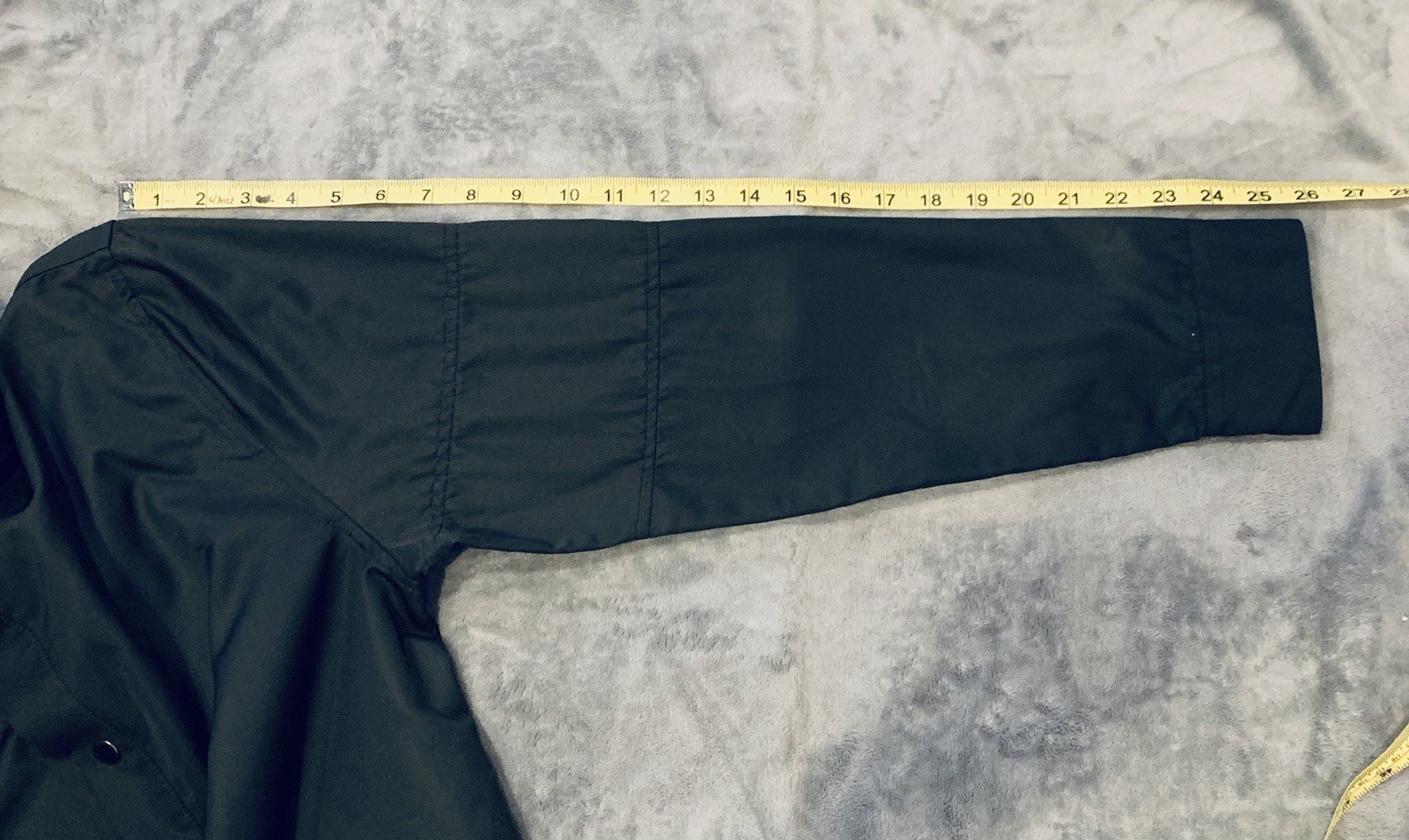 B:Scott Light Jacket Button Front Black Hooded Ov… - image 10