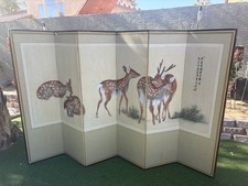 Asian - Korean 6-Panel Room Divider/Screen - ...