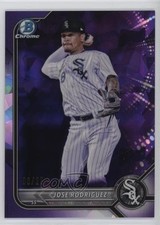 2022 Bowman Chrome Sapphire Edition Prospects Purple 6/25 Jose Rodriguez z5b
