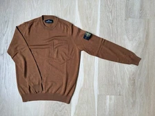 Stone Island Men’s Wool Merino Sweater - M Chestnut Brown