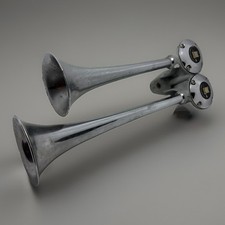 Vintage Hadley 16 Dual Trumpet Air Horn Hot Rod Car Auto Marine