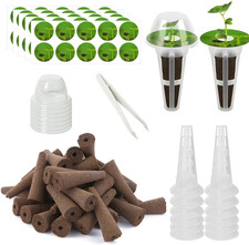 107Pcs Seed Pod Kit for Aerogarden, Hydroponics Garden Accessories for System Co 0.18 per gallon