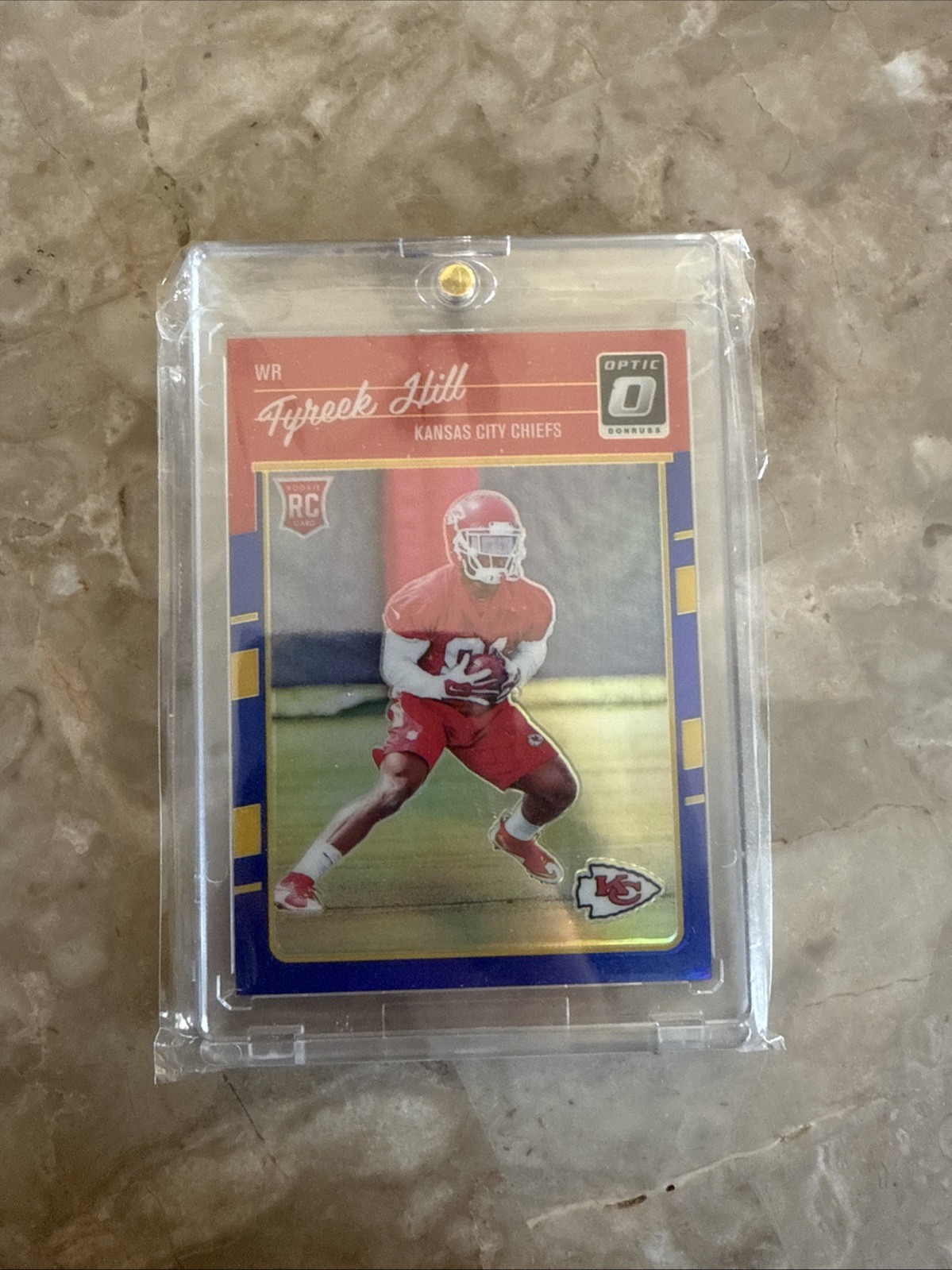 2016 Donruss Optic - Rookies Tyreek Hill #117 Blue /149 (RC)