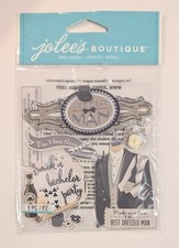 VERY RARE Jolee's The Best Man Wedding Party Groom Scrapbooking Stickers