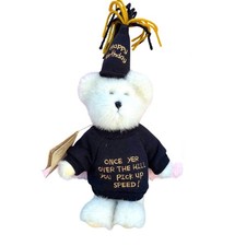 Boyds Bear U.R. Old 10" Plush Thinkin Of Ya Happy Birthday Head Bean w Tag