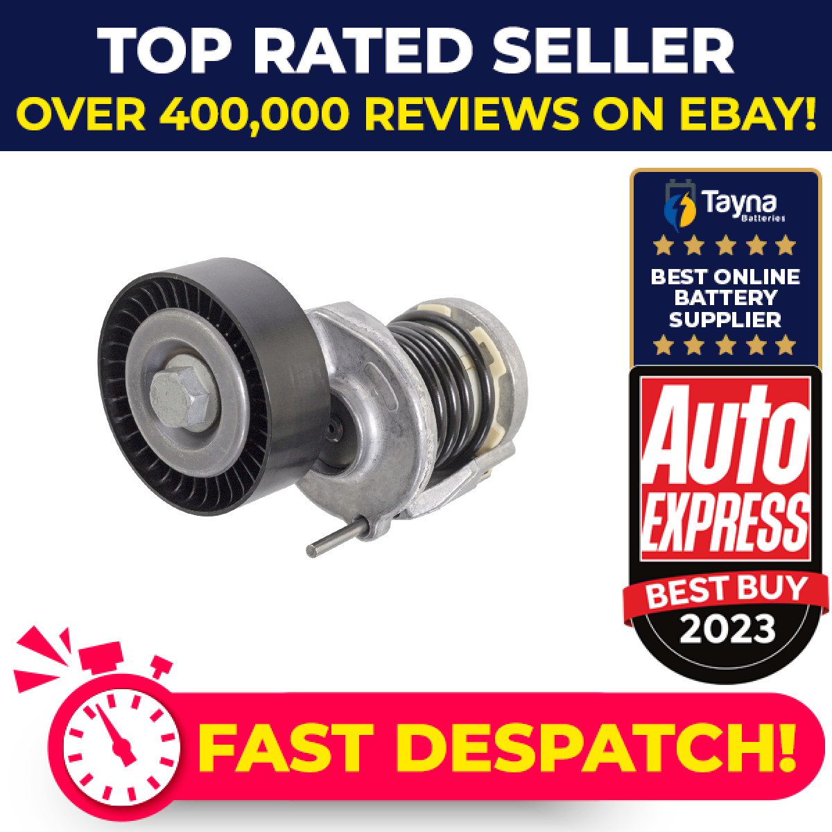 Aux Belt Tensioner 104258 Febi Drive V-Ribbed 038903315AL 038903315AP 38903315AL