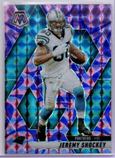 Jeremy Shockey 2025 Panini Reactive Purple Mosaic Card #129 - Carolina Panthers