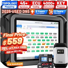 2025 XTOOL D9S Wireless Bidirectional OBD2 Di...