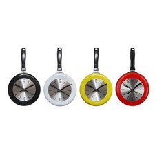 Wall Clock, 20.3 Cm, Frying Pan, Design, Modern Art, Kitchen Living Room, Dining
