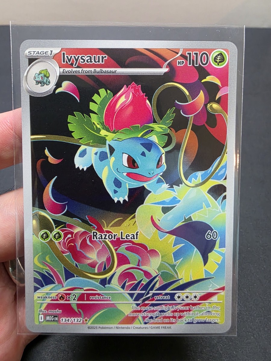 🔥 Pokemon Ivysaur - 134/132 - ME01: Mega Evolution (MEG