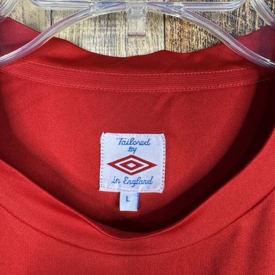 England 2010 Away Soccer Football Jersey Umbro Men's Sz Large | eBay