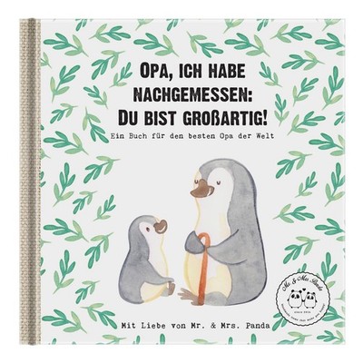 Opa, ich habe nachgemessen: Du bist großartig! Mr. & Mrs. Panda