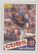 1985 O-Pee-Chee Rick Sutcliffe #72 0m8e