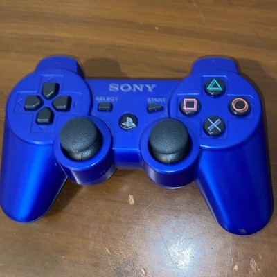 PlayStation 3 DualShock Wireless Controller Blue Untested