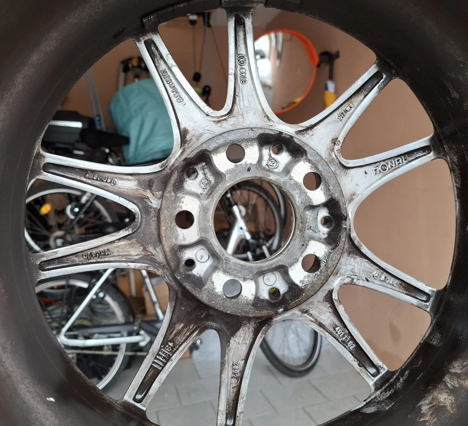 4 x Original Mercedes W246 Alufelgen 6,5J x 16 H2 ET49, lackiert - Bild 3 von 3