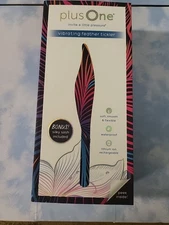 PlusOne Discreet Vibrating Feather Soft Touch Tickler, 5 Vibration Settings *NEW