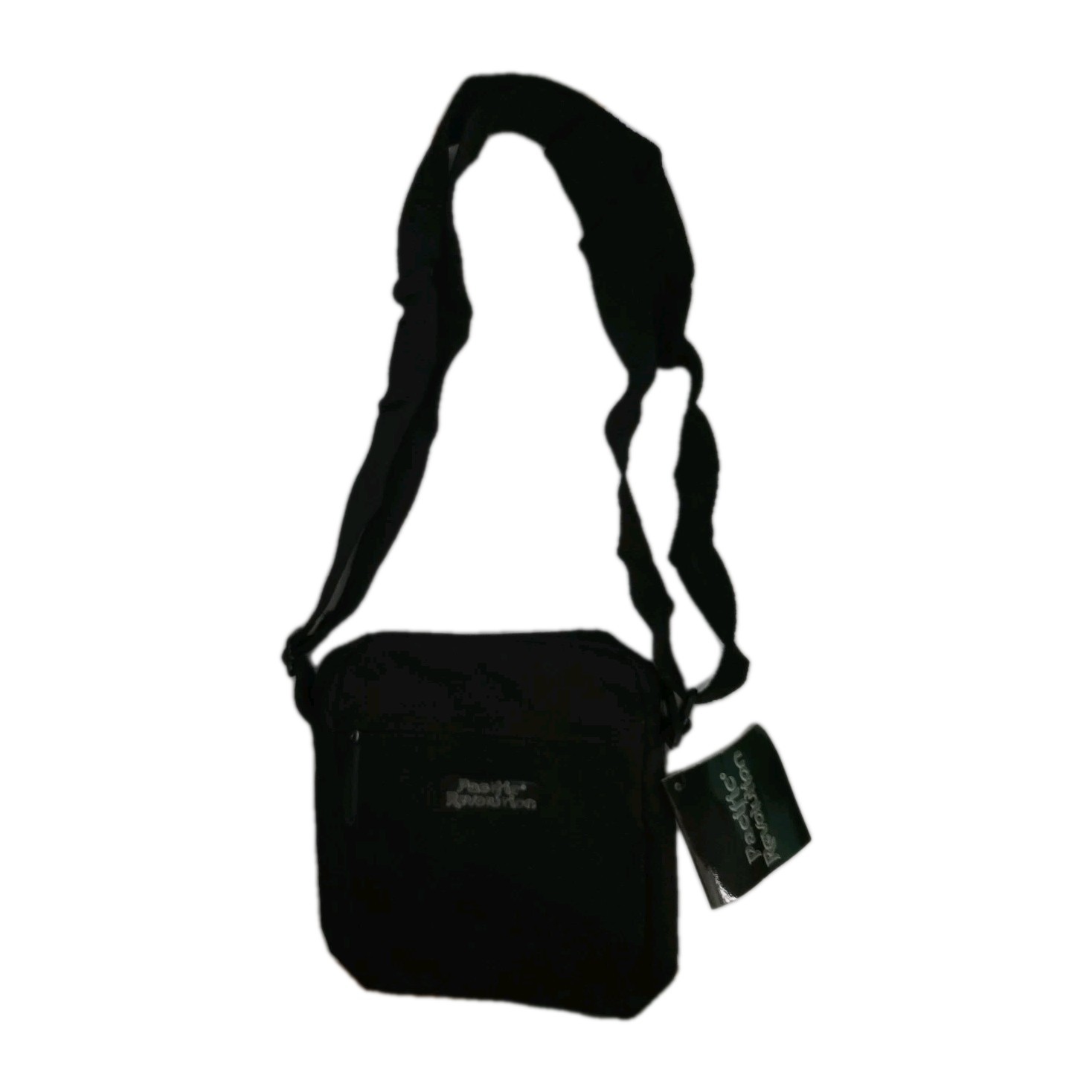 Pacific Revolution Black Polyester Crossbody Bag New