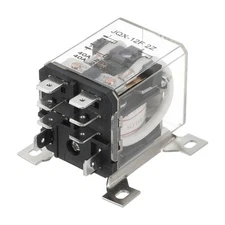 AC110V 40A Electromagnetic Relay, High Power Relay DPDT 2NO 2NC Din Rail