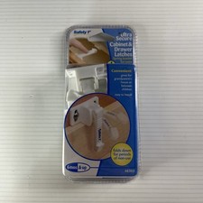 Safety 1st Ultra Secure Cabinet  Drawer Latches 4 Pack Folds Down for Non Use