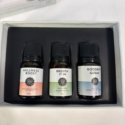 Woolzies Essential Oil Wellness Set Unisex 10ml Multi-Color 3 Pack Blends