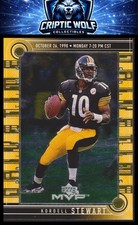 1999 Upper Deck MVP #DT2 Kordell Stewart Drive Time Pittsburgh Steelers