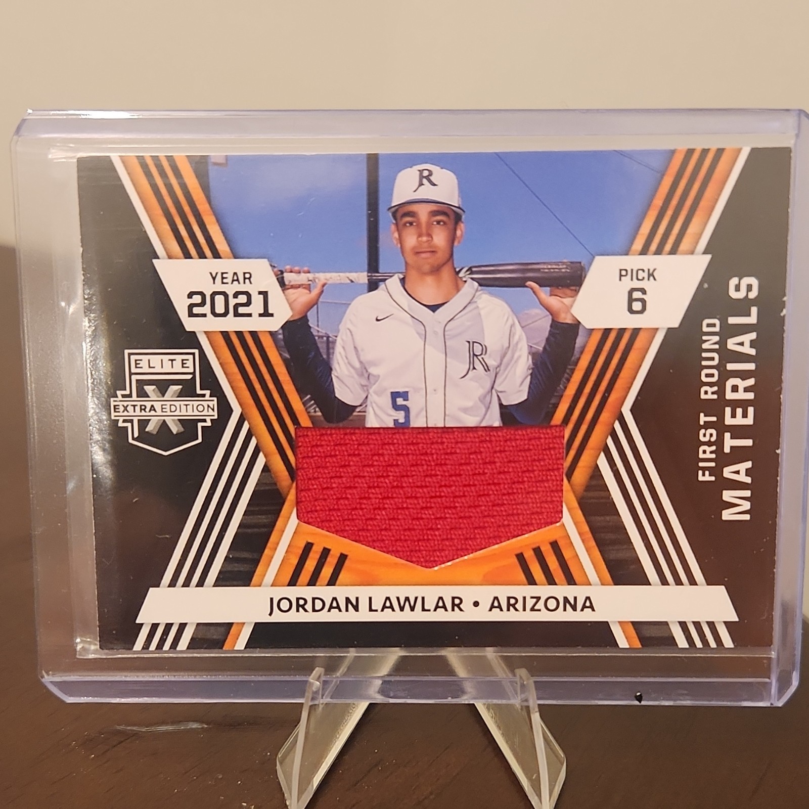 Panini 2021 Elite Extra Edition Jordan Lawlar First Round Materials #FRM-JL