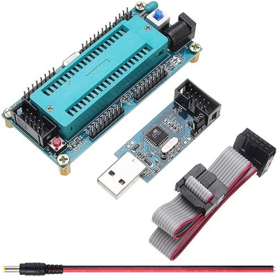 AVR ATMEGA16 Minimum System Board ATmega32 Entwicklungsboard + USB ISP USBasp Pr