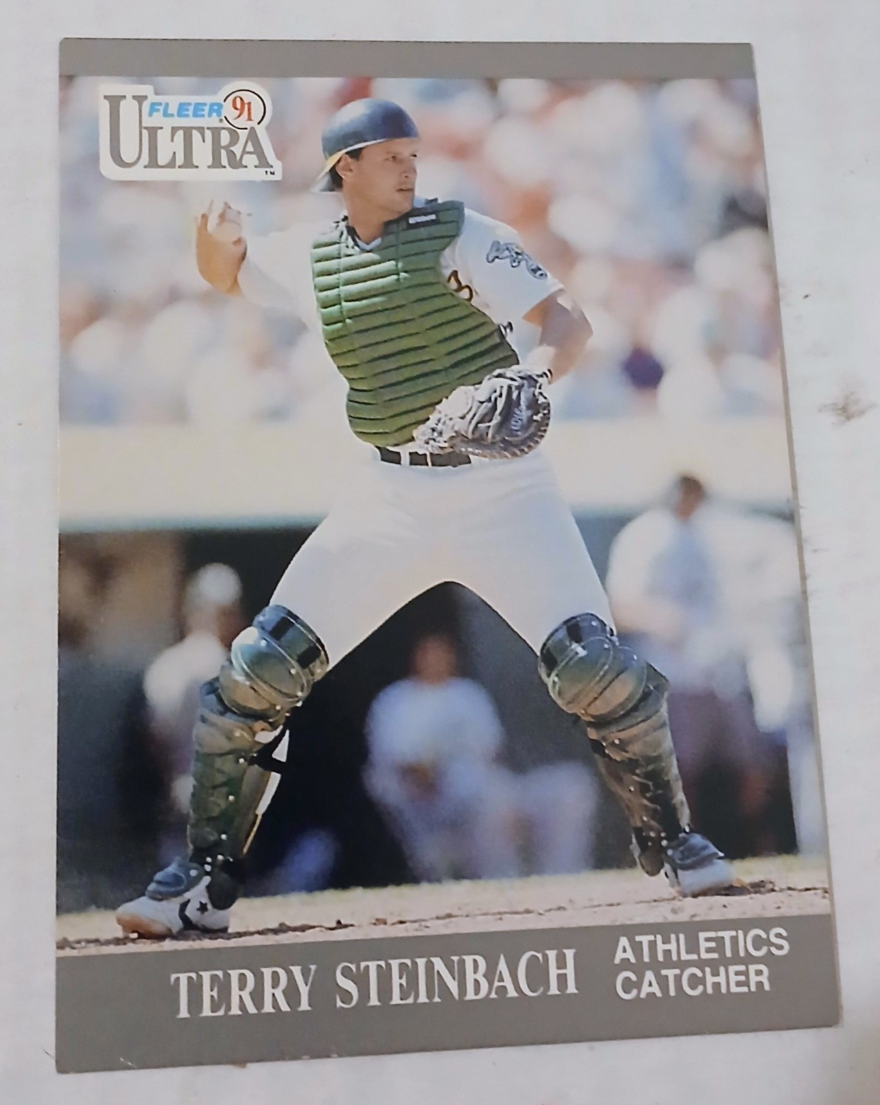 1991 Fleer Ultra - Terry Steinbach #253 Oakland Athletics 