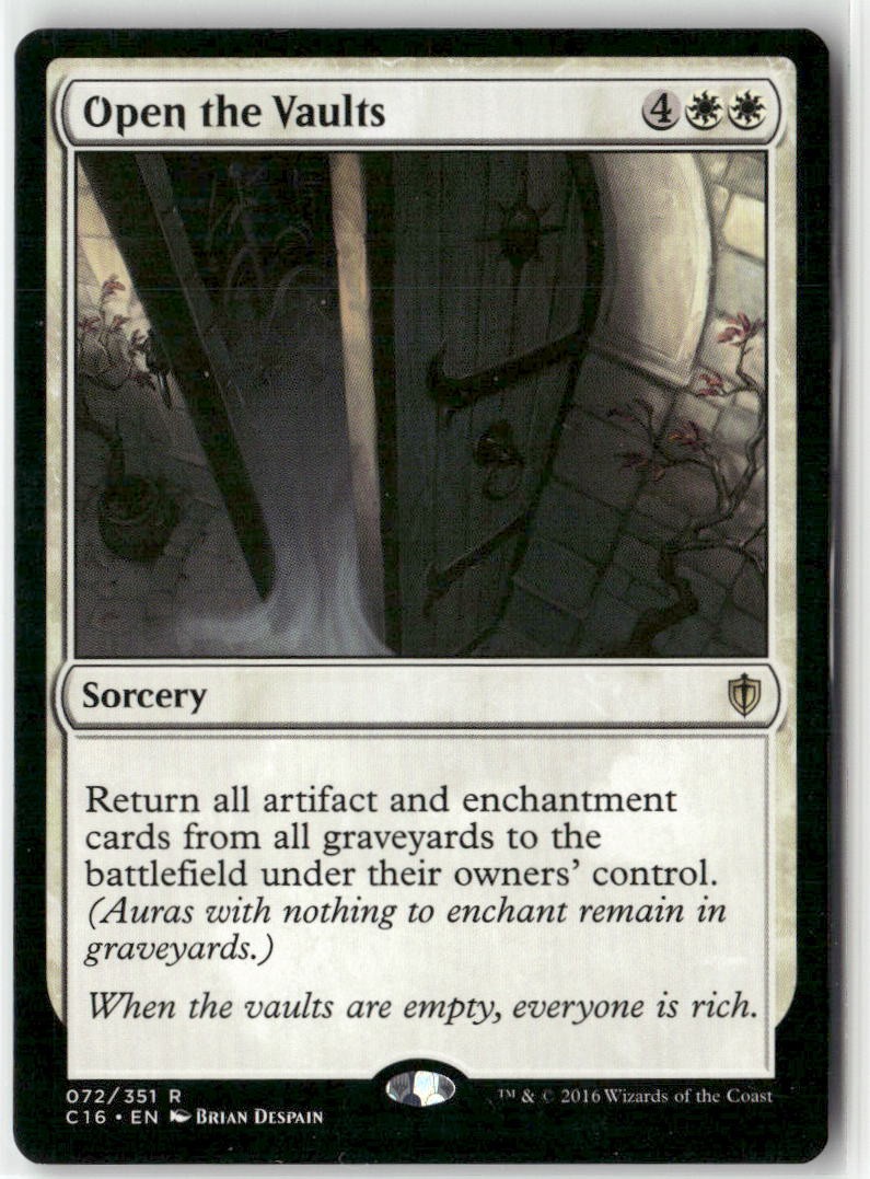 Open the Vaults 72 Rare Commander 2016 Magic: The Gathering Near Mint